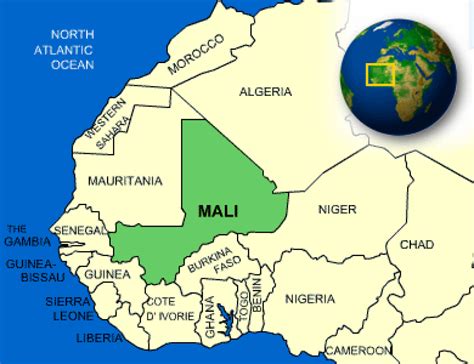 where is mali located.